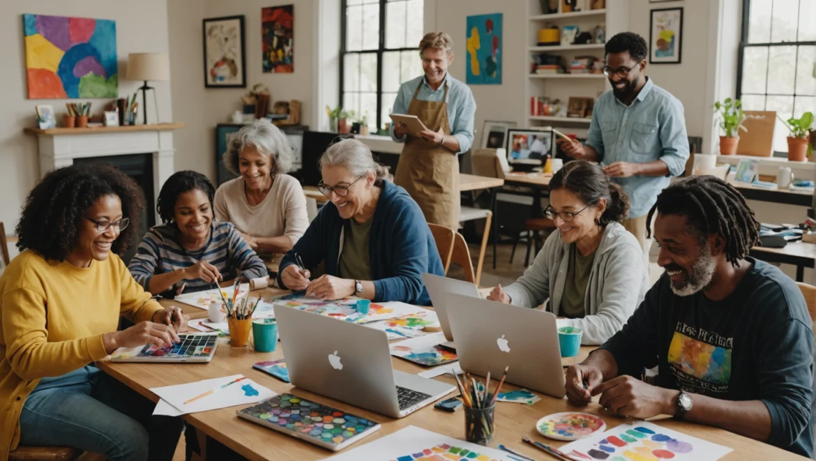 Découvrez la magie des ateliers créatifs virtuels en toute simplicité !