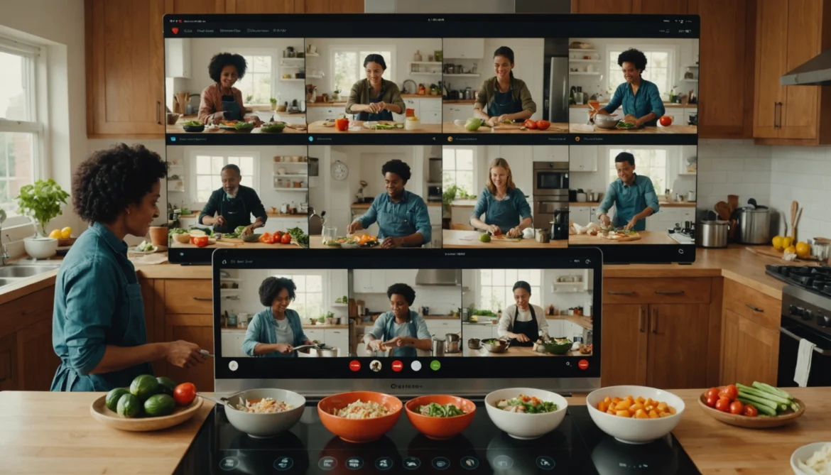 Cuisiner ensemble à distance : recettes et astuces en visioconférence